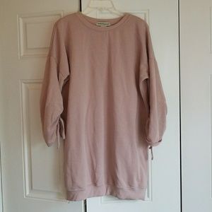Tunic style sweatshirt